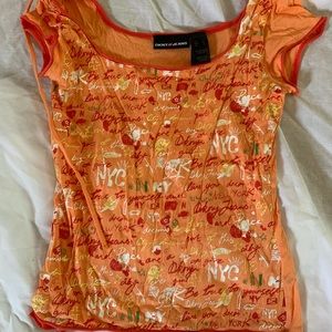 Y2K DKNY Juniors Tee